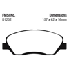 Picture of Ultimax OEM Replacement Front Brake Pads