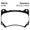 Picture of Ultimax OEM Replacement Front Brake Pads