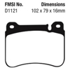 Picture of Ultimax OEM Replacement Front Brake Pads