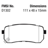 Picture of Ultimax OEM Replacement Rear Brake Pads