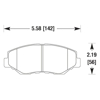 Picture of Motorsports Performance DTC-60 Compound Front Brake Pads