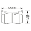 Picture of Motorsports Performance DTC-60 Compound Front Brake Pads
