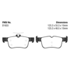Picture of Redstuff Ceramic Low Dust Rear Brake Pads