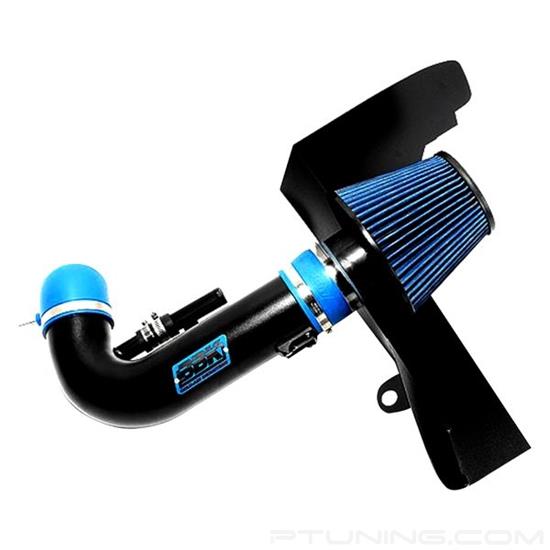 Picture of Power-Plus Series Aluminum Black Cold Air Intake System with Blue Filter