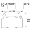 Picture of Performance Ceramic Front Brake Pads