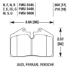 Picture of High Performance Street 5.0 Front Brake Pads
