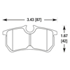 Picture of High Performance Street 5.0 Rear Brake Pads