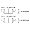 Picture of High Performance Street 5.0 Front Brake Pads