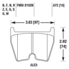 Picture of High Performance Street 5.0 Front Brake Pads