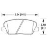Picture of High Performance Street 5.0 Front Brake Pads