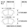 Picture of Performance Ceramic Front Brake Pads