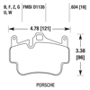 Picture of High Performance Street 5.0 Front Brake Pads