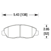 Picture of High Performance Street Front Brake Pads