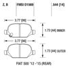 Picture of High Performance Street 5.0 Rear Brake Pads