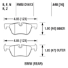 Picture of High Performance Street 5.0 Rear Brake Pads