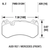 Picture of Performance Ceramic Front Brake Pads