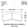 Picture of Motorsports Performance DTC-30 Compound Brake Pads