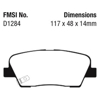 Picture of Ultimax OEM Replacement Rear Brake Pads