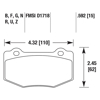 Picture of Performance Ceramic Rear Brake Pads