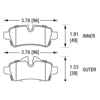 Picture of High Performance Street 5.0 Rear Brake Pads