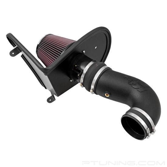 Picture of AirCharger Black Composite Cold Air Intake System with Red Filter
