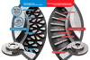 Picture of CLUBSPEC 5000 Series T3 Slotted Vented 2-Piece Front Brake Rotor