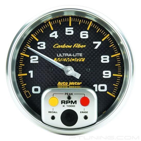 Picture of Carbon Fiber Series 3-3/8" Speedometer Gauge, 0-225 KM/H