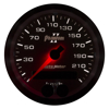 Picture of Phantom II Series 3-3/8" Speedometer Gauge, 0-225 KM/H