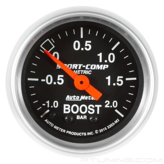 Picture of Sport-Comp Series 2-1/16" Boost/Vacuum Gauge, -1-+2 BAR