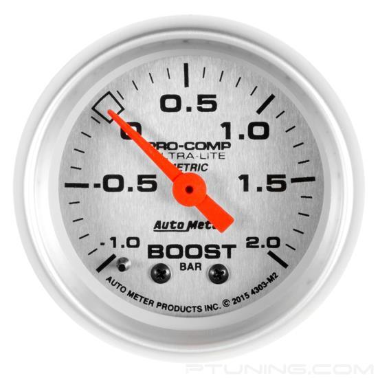 Picture of Ultra-Lite Series 2-1/16" Boost/Vacuum Gauge, -1-+2 BAR