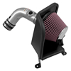 Picture of Typhoon Complete Aluminum Silver Cold Air Intake System with Red Filter