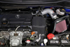 Picture of Typhoon Complete Aluminum Silver Cold Air Intake System with Red Filter