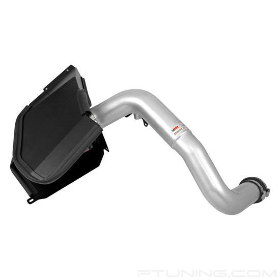 Picture of Typhoon Complete Aluminum Silver Cold Air Intake System with Red Filter