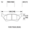 Picture of Light Truck and SUV Rear Brake Pads