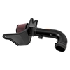 Picture of Typhoon Aluminum Black Cold Air Intake System with Red Filter