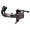 Picture of Typhoon Complete Aluminum Black Cold Air Intake System with Red Filter
