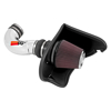 Picture of Typhoon Aluminum Polished Cold Air Intake System with Red Filter