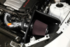 Picture of Typhoon Aluminum Polished Cold Air Intake System with Red Filter