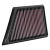 Picture of 33 Series Passenger Side Panel Red Air Filter (10.313" L x 7.375" W x 1.438" H)