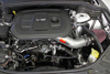 Picture of 77 Series High-Flow Performance Aluminum Silver Cold Air Intake System with Red Filter