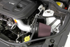 Picture of 77 Series High-Flow Performance Aluminum Silver Cold Air Intake System with Red Filter