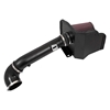 Picture of 77 Series High-Flow Performance Aluminum Black Cold Air Intake System with Red Filter
