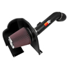 Picture of 77 Series High-Flow Performance Aluminum Black Cold Air Intake System with Red Filter