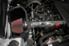 Picture of 77 Series High-Flow Performance Aluminum Polished Cold Air Intake System with Red Filter