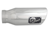 Picture of MACH Force-Xp 304 SS Exhaust Tip - 4" In x 6" Out, Left, Polished
