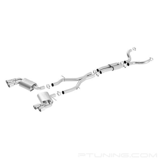 Picture of ATAK Stainless Steel Cat-Back Exhaust System with Quad Rear Exit