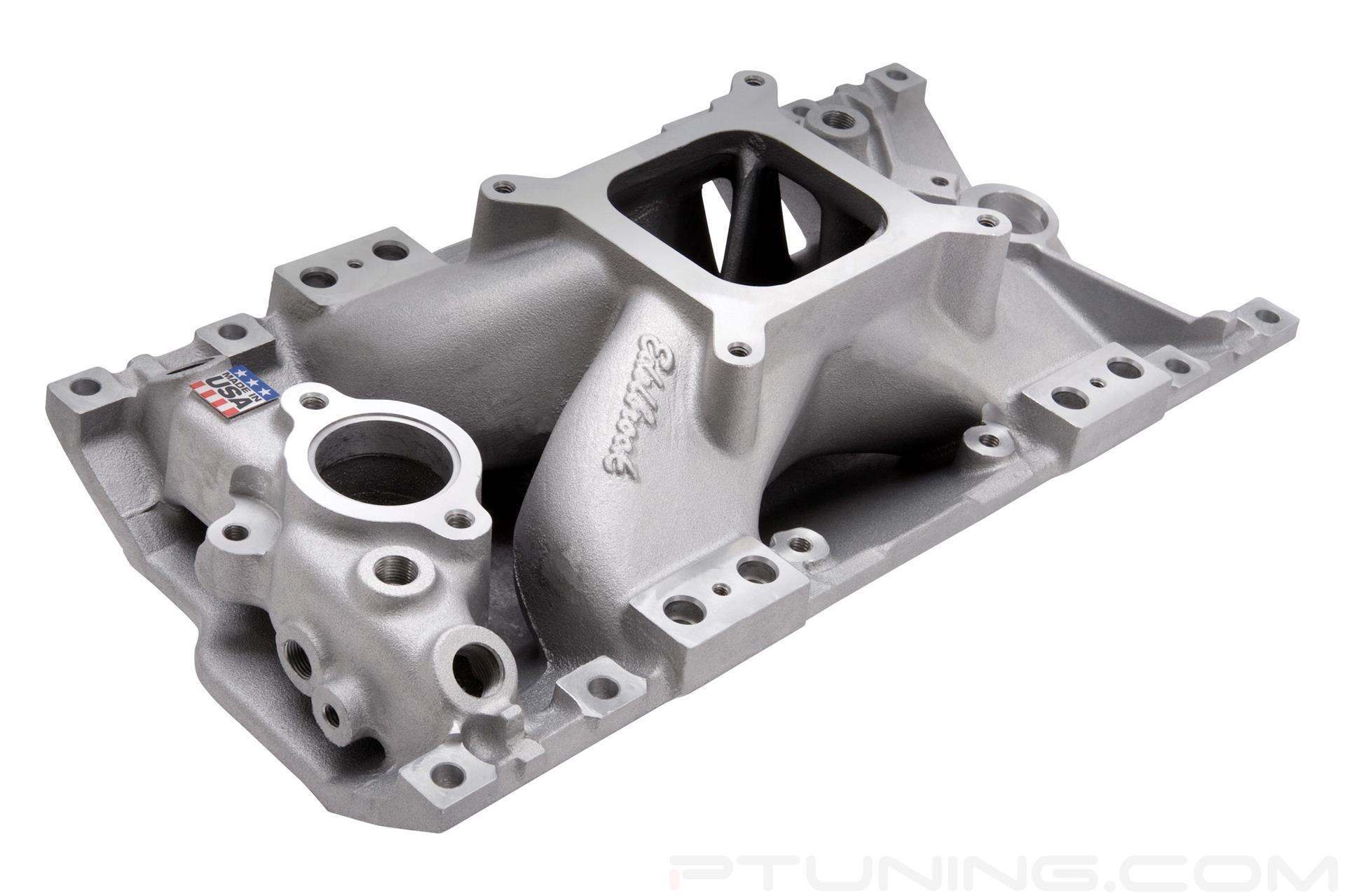 Edelbrock 29145 Victor Satin EFI Single Plane Intake Manifold