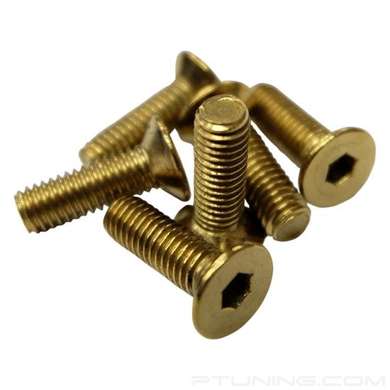 Picture of Steering Wheel Screw Upgrade Kit (Conical) - Chrome Gold