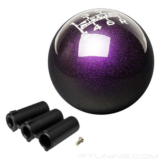 Picture of Universal Ball Style Heavy Weight Shift Knob - Green/Purple (6 Speed)