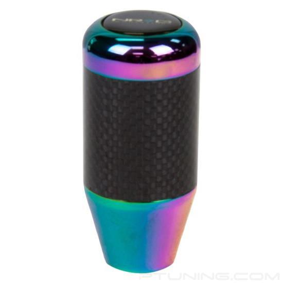 Picture of Universal Fatboy Style Shift Knob - Neochrome / Real Carbon